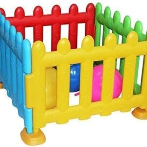 EMZJ Baby Playpen 4 Panels Kids Safety Play Yard GamePanel Adjustable Shape Fence for Children- Toddlers Indoors or Outdoors BABYTOY