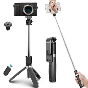 Extendable Bluetooth Selfie Stick Tripod with Remote Control – Mobile Phone Holder for Photography & Videos  Buy Online at Best Price in KSA - Souq is now Amazon.sa Electronics