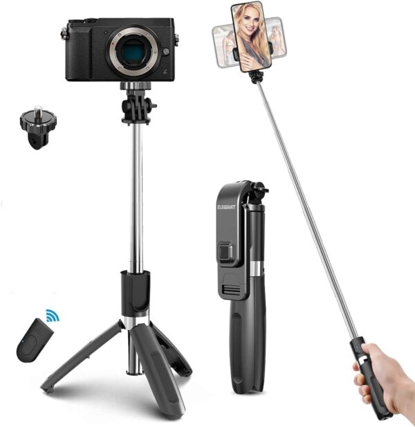 Extendable Bluetooth Selfie Stick Tripod with Remote Control – Mobile Phone Holder for Photography & Videos  Buy Online at Best Price in KSA - Souq is now Amazon.sa Electronics - Image 8