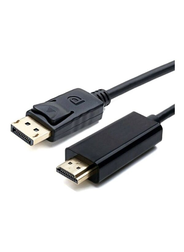 EMZJ DP To HDMI TV Adapter Cable Black 180cm - Image 2