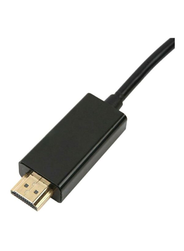 EMZJ DP To HDMI TV Adapter Cable Black 180cm - Image 3