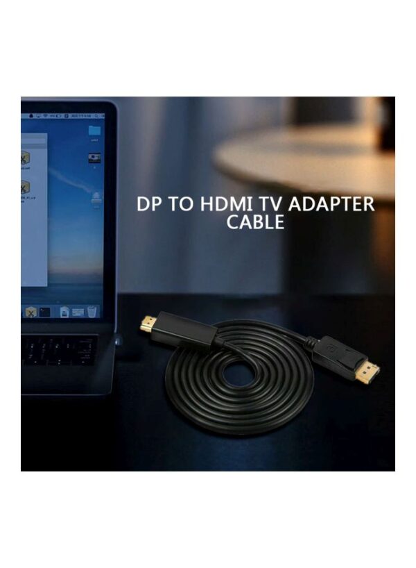 EMZJ DP To HDMI TV Adapter Cable Black 180cm - Image 6