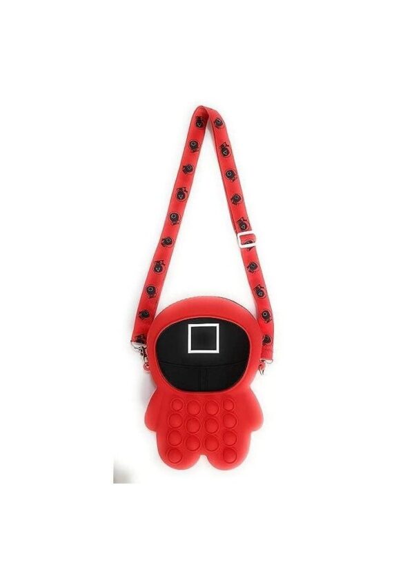 EMZJ Squid It Game Pop Push Fidget Crossbody Shoulder Bag