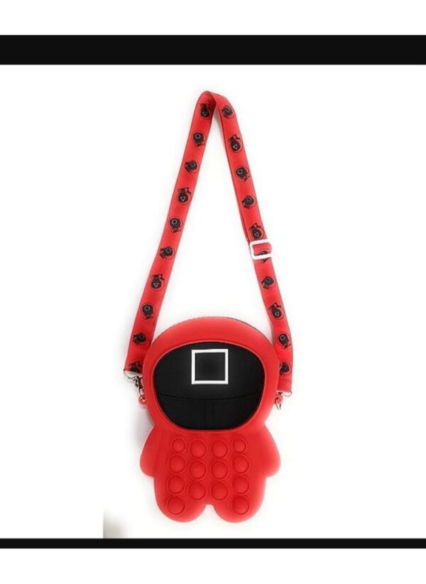 EMZJ Squid It Game Pop Push Fidget Crossbody Shoulder Bag - Image 3