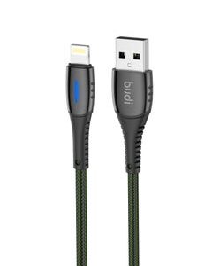 budi Sync Zinc Alloy 2.4A Fast Charge With Breathing LED and Auto Power-Off Lightning Cable for iPhone ipad 1meter 212L