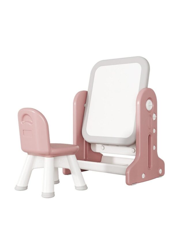 EMZJ Multifunctional 2 in 1 Kids Table or Adjustable Art Writing Board & 1 Chair - Image 5