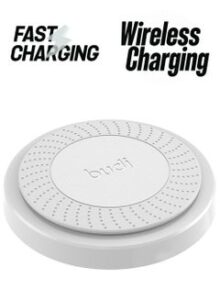 budi Qi  Enabled Fast Wireless Charger White