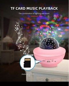 DARIYAH Projection Lamp Galaxy Projector Star Night Light 2 in 1 Starry Ocean Wave Laser Mini Projector Lamp