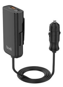budi Dual Ports PD 118W Type-C Super Fast Charging + QC3.0 18W  USB Adapter for Laptop Tablet MacBook iPad iPhone Android