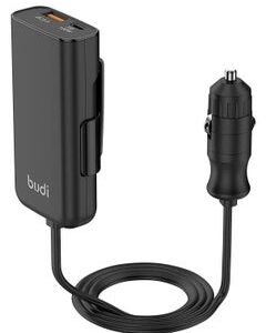 budi Dual Ports PD 118W Type-C Super Fast Charging + QC3.0 18W  USB Adapter for Laptop Tablet MacBook iPad iPhone Android