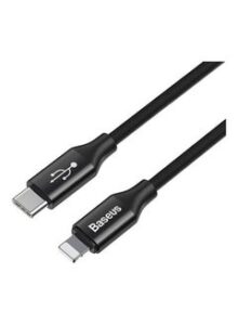 Baseus USB Type-C To Lightning iPhone Charging Cable Black