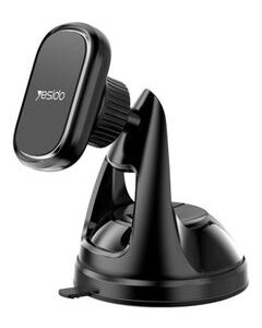 Yesido Free Rotation Magnetic Car Holder 360 Degree For Mobiles Black