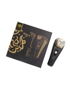 EMZJ USB Charging Electric Bakhoor Incense Dukhoon Burner X004 for Hair with Comb V2 (Black)