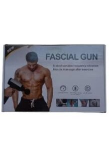 DARIYAH Deep Tissue Massager Imported 5 Massage Heads Rotary Switch Facial Gun