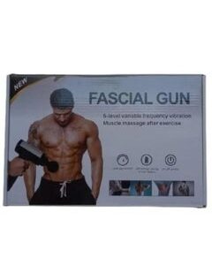 DARIYAH Deep Tissue Massager Imported 5 Massage Heads Rotary Switch Facial Gun