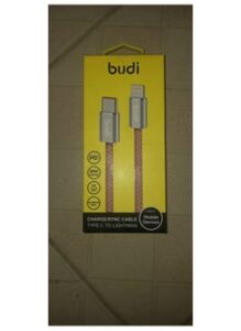 budi Budi 1m PD 20W USB Type-C to iPhone Aluminum Shell Braided Cable DC222TL