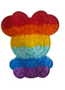 EMZJ Cute Teddy Pop It Fidget Toy Big Size