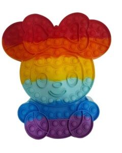 EMZJ Cute Teddy Pop It Fidget Toy Big Size