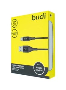 budi Cable Budi M8J190M USB - Micro USB (2.4A) (1.2M) Black