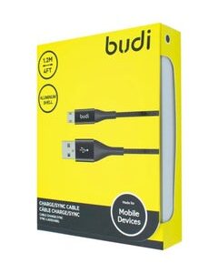 budi Cable Budi M8J190M USB - Micro USB (2.4A) (1.2M) Black
