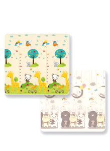 EMZJ 200 x 180 x 1 cm Baby Crawling Play Floor mat Foam Non-Toxic Foldable Reversible Playing Mat