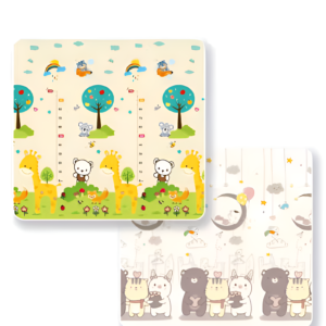 EMZJ 200 x 180 x 1 cm Baby Crawling Play Floor mat Foam Non-Toxic Foldable Reversible Playing Mat